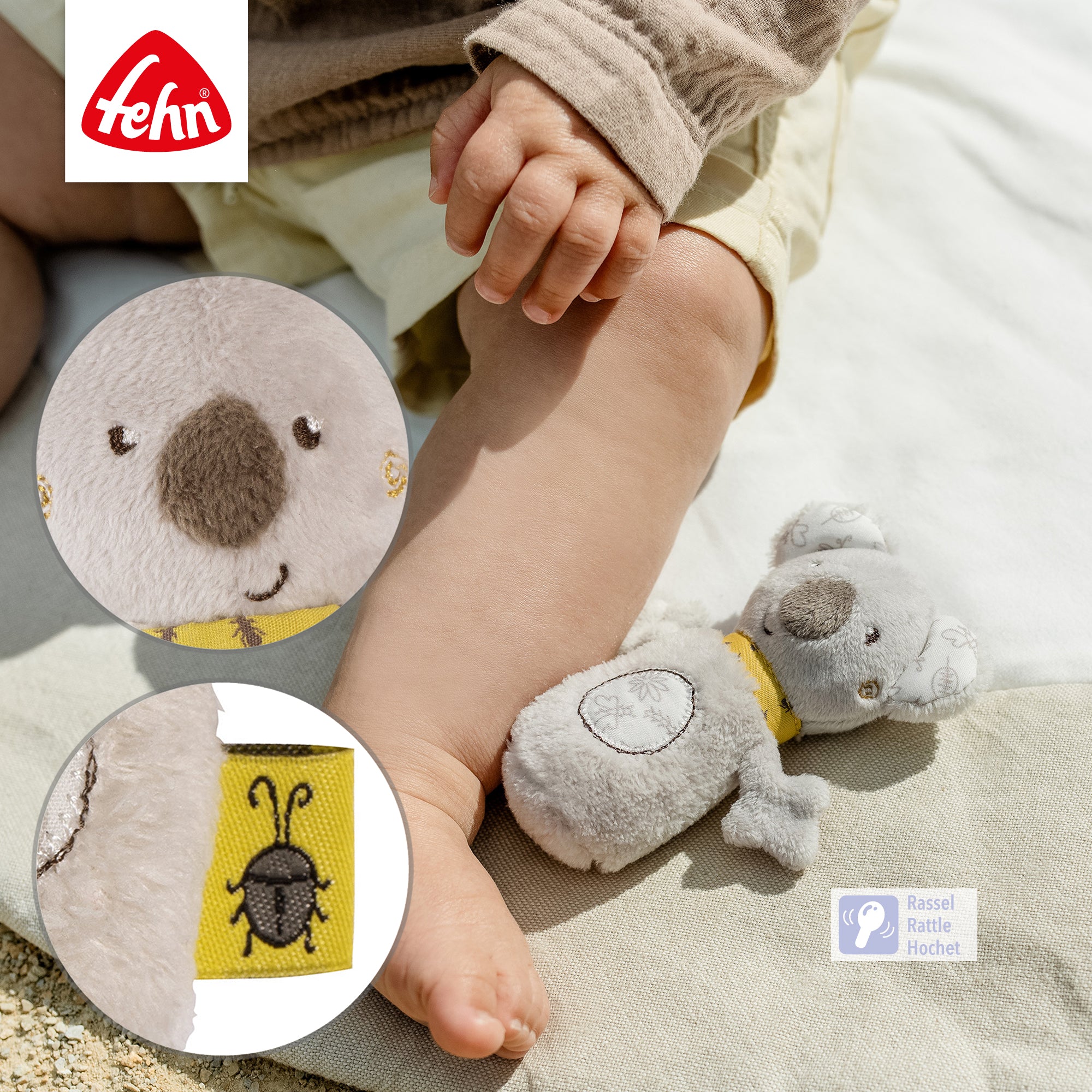 Fehn Mini Rattle Koala - 3