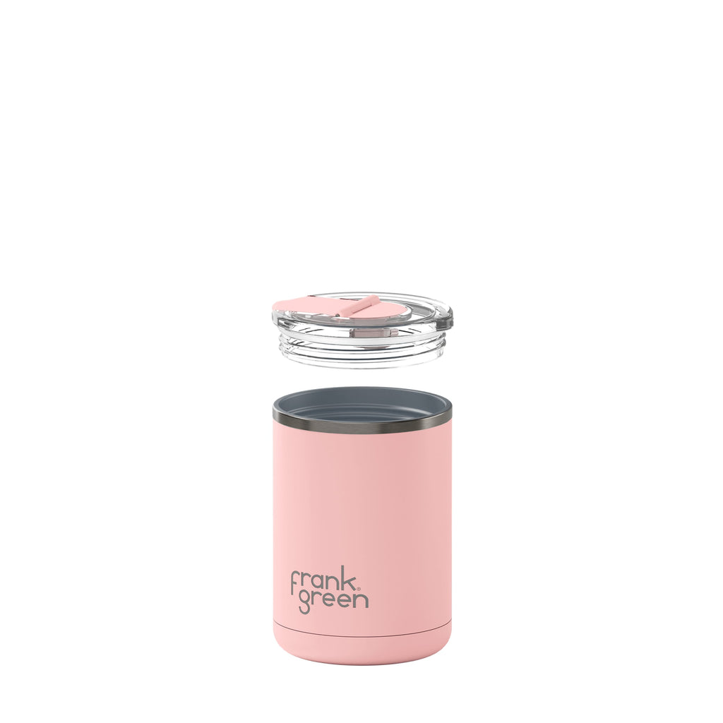 355ml Blushed Ceramic Coffee Cup with Hinged Screw Lid