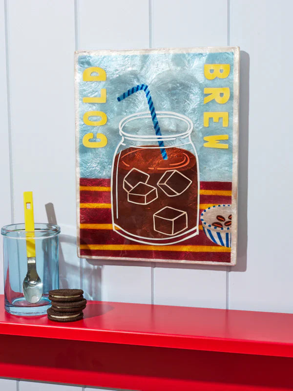 Barista Wall Art Cold Brew