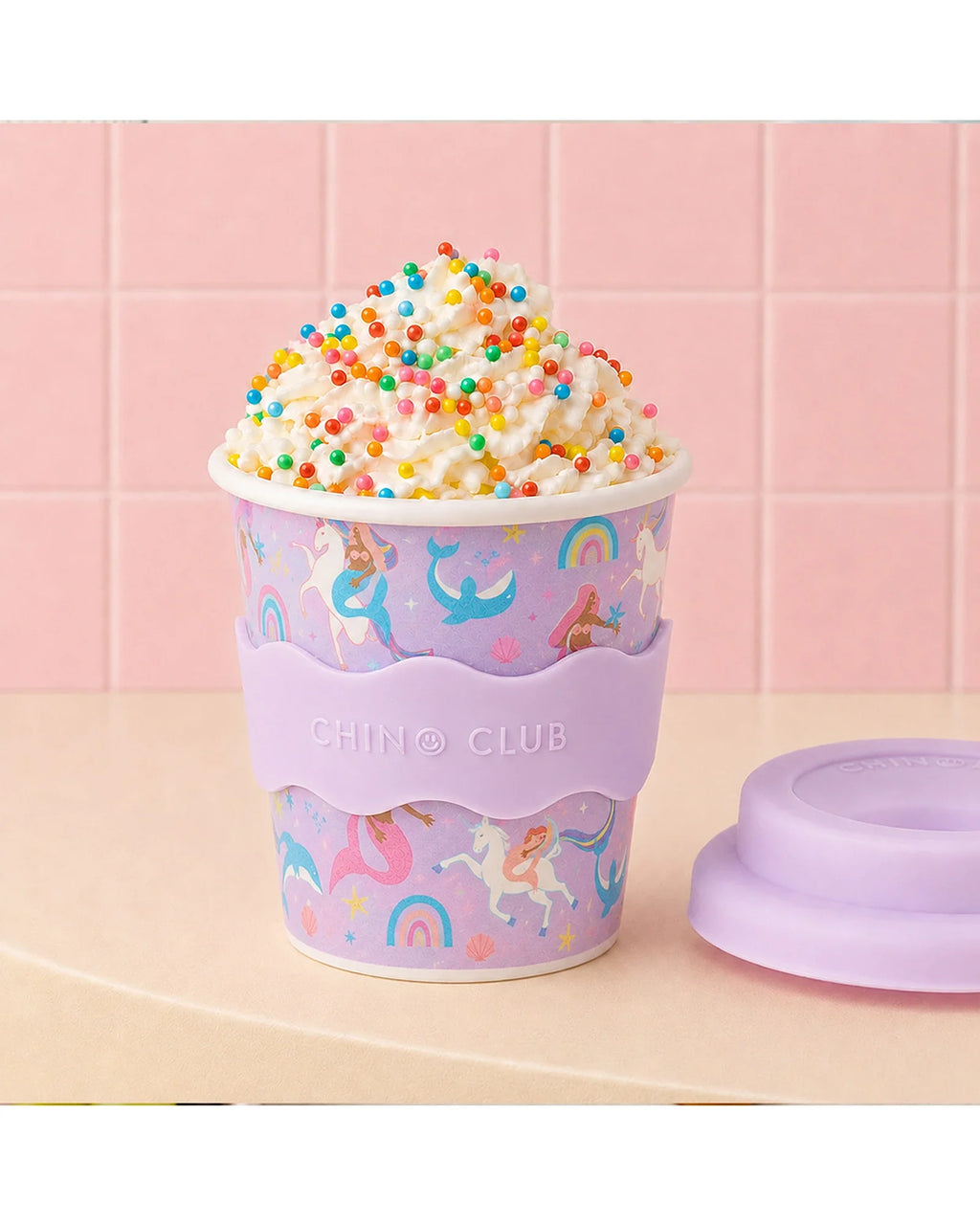 Mermaids and Unicorns Babychino Cup 4oz