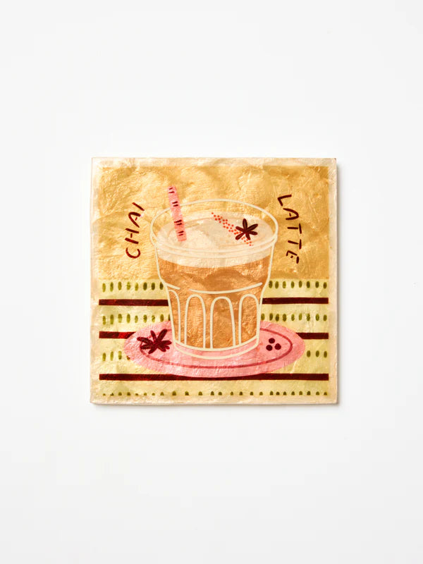 Barista Wall Art Chai Latte
