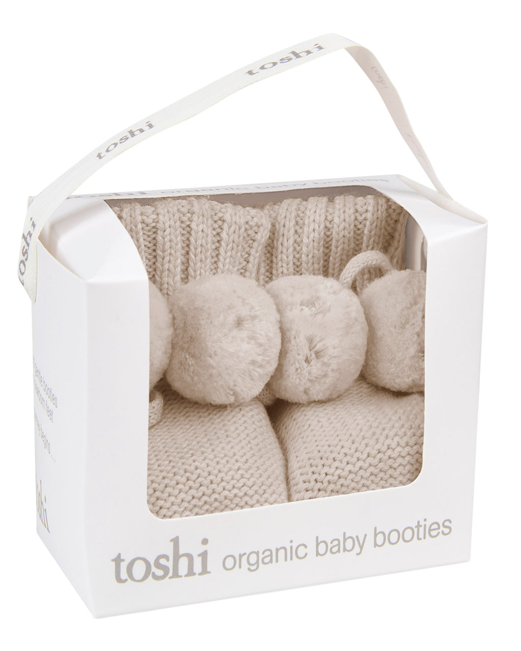 Organic Booties Yummy - Oatmeal