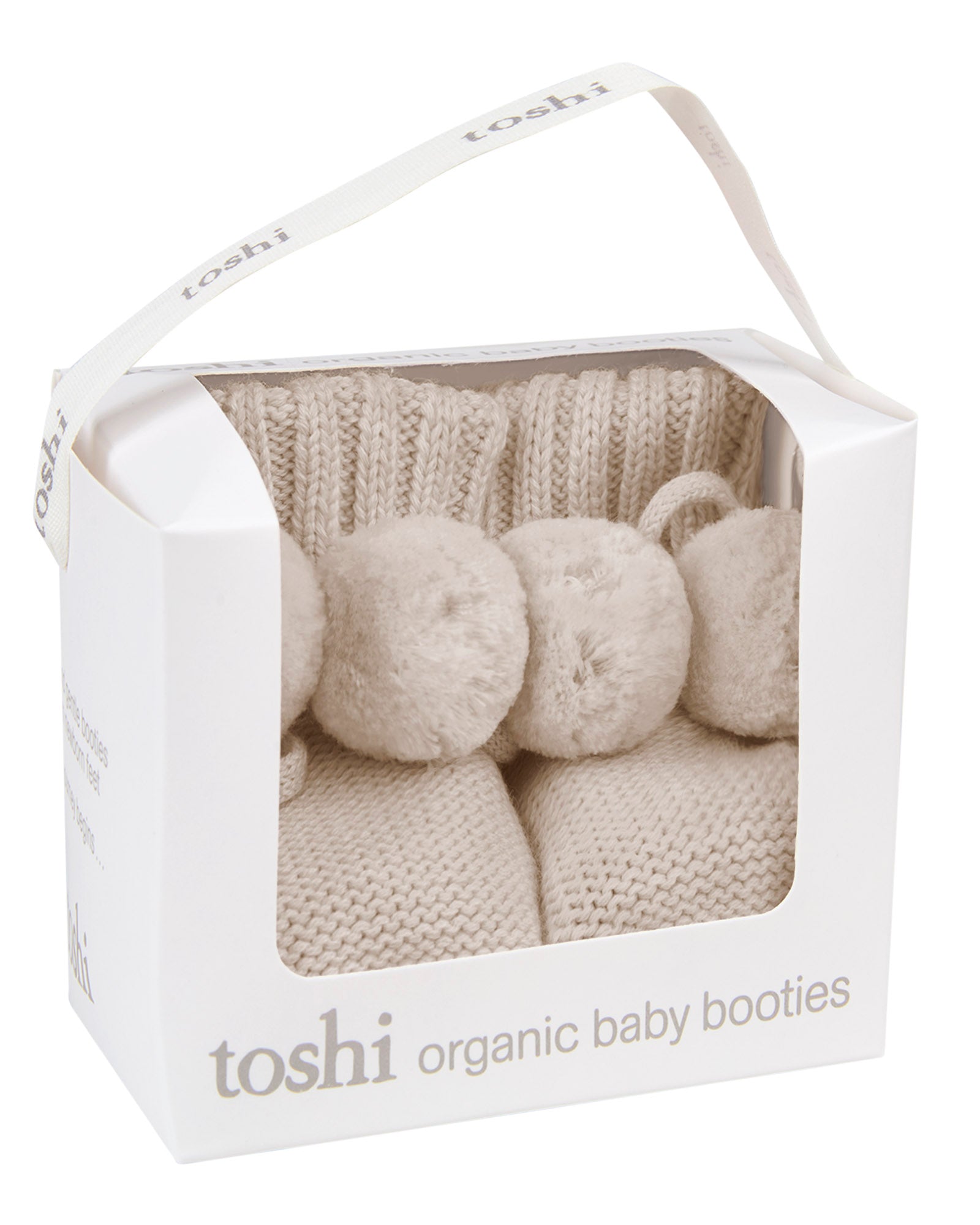 Organic Booties Yummy - Oatmeal
