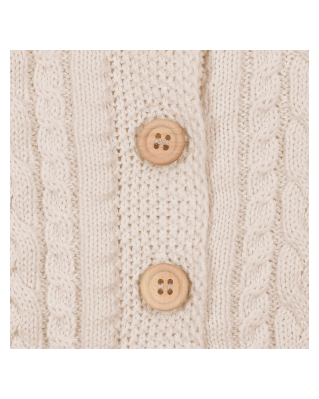 Organic Cardigan Yummy - Oatmeal