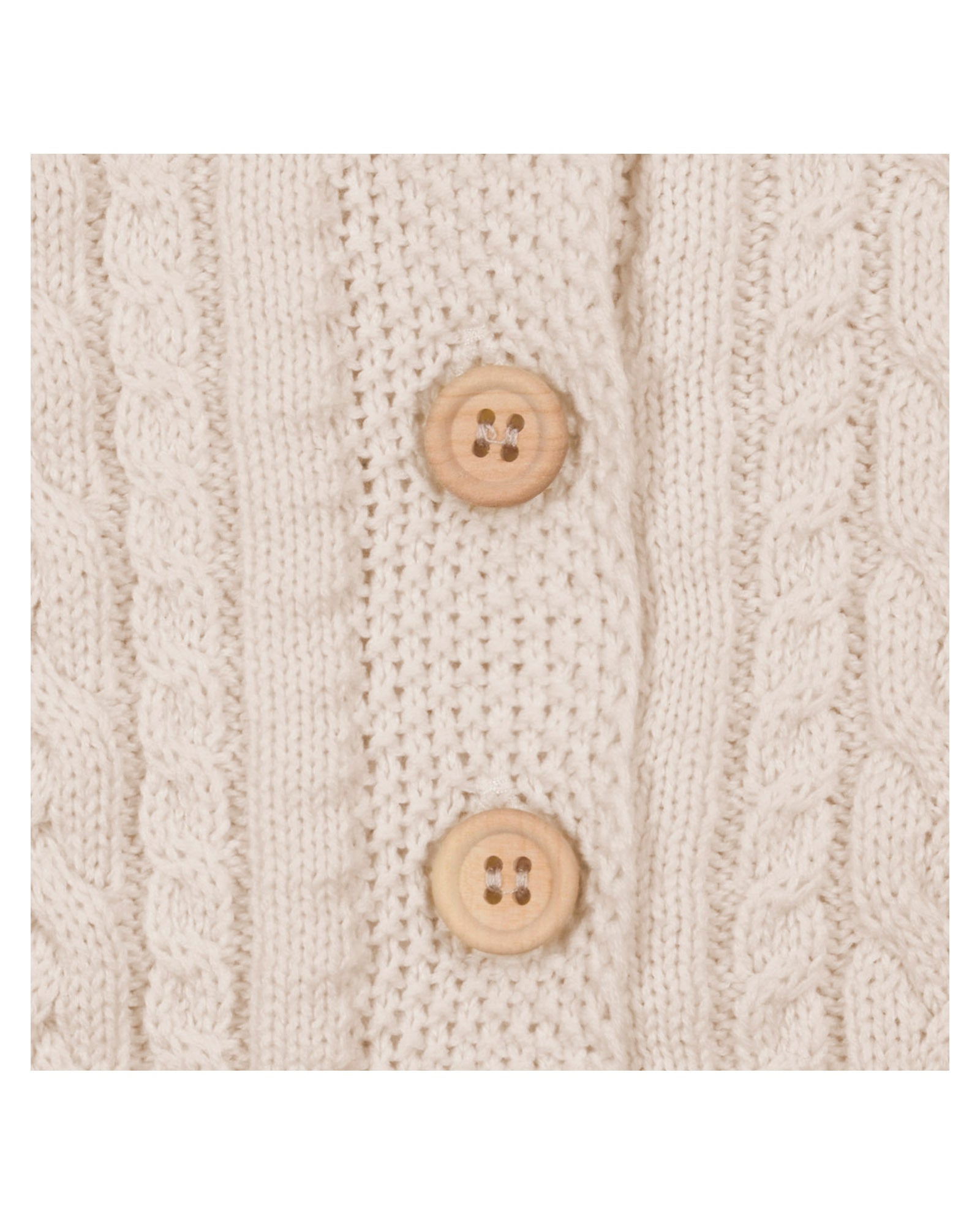 Organic Cardigan Yummy - Oatmeal