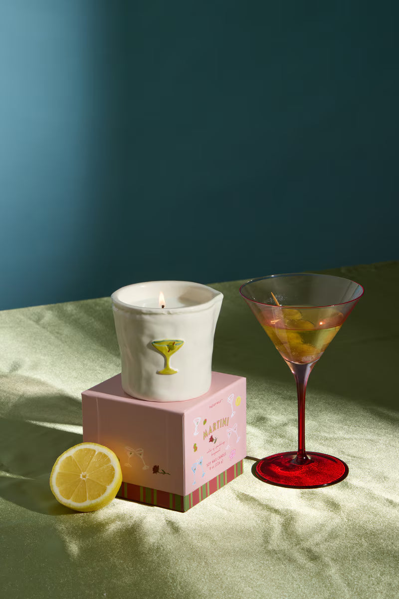 Bistro 8oz Ceramic w/ Embossed Martini (Sparkling Bergamot) & Printed Box - Martini