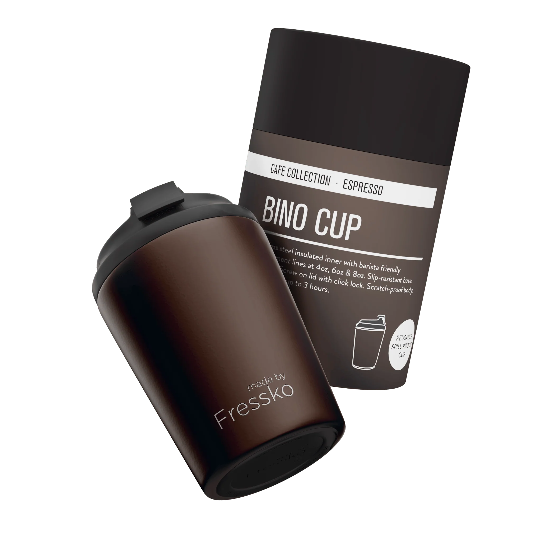 Reusable Coffee Cup - Bino 8oz Espresso