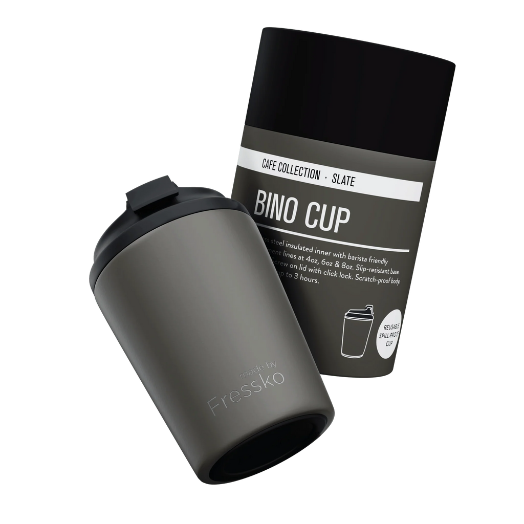 Reusable Coffee Cup - Bino 8oz Slate