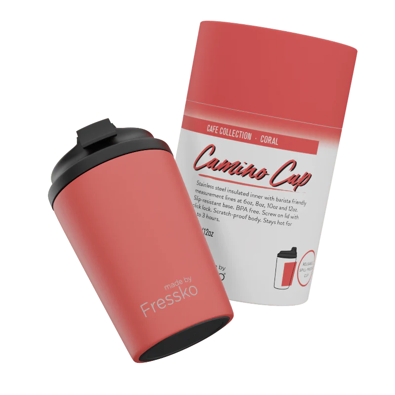 Reusable Coffee Cup - Camino Coral