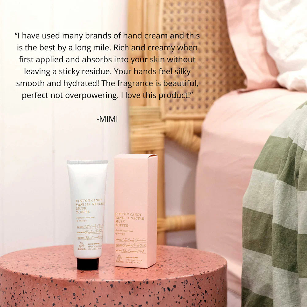 Cotton Candy, Vanilla Nectar, Musk, Toffee Hand Cream | 100ml