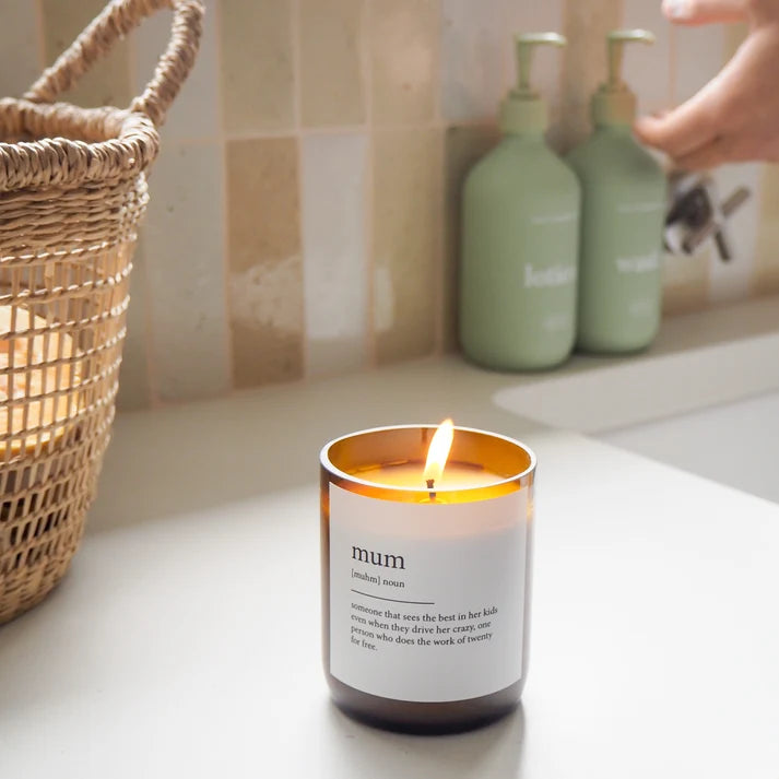 Mum ~ Dictionary Meaning Candle