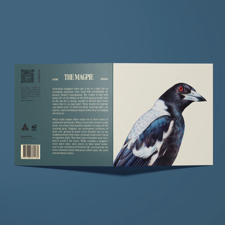 Magpie Blank Card