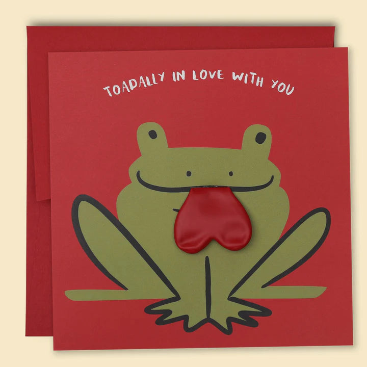 Toadally in Love with You Card