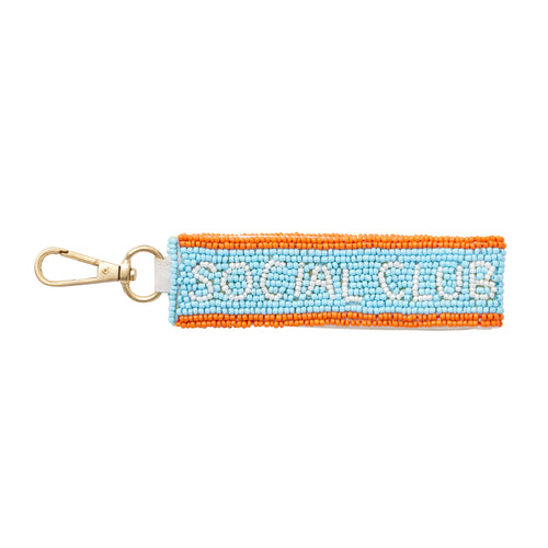 Coast to Coast Beaded Keychain - Social Club
