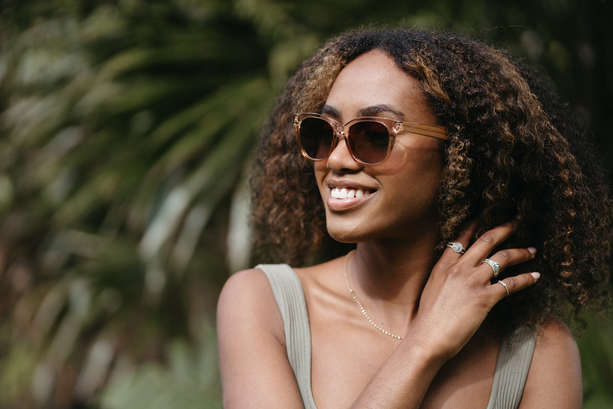 Lila Grace Champagne Sunglasses