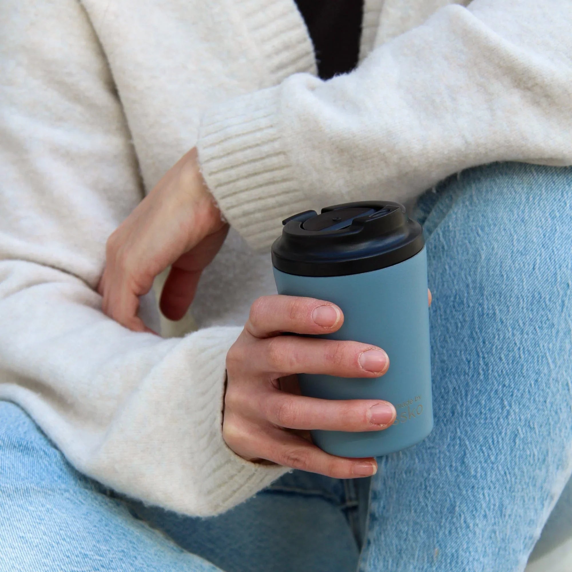 Reusable Coffee Cup - Bino 8oz River