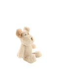 nana huchy buddy the dog rattle, beige plush dog soft toy with floppy ears