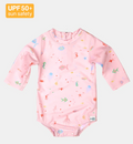 Swim Baby Onesie Long Sleeve Classic - Coral