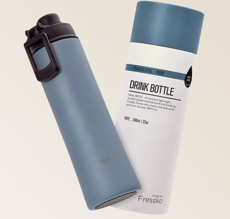 Drink Bottle 660Ml (Stainless Steel) - River
