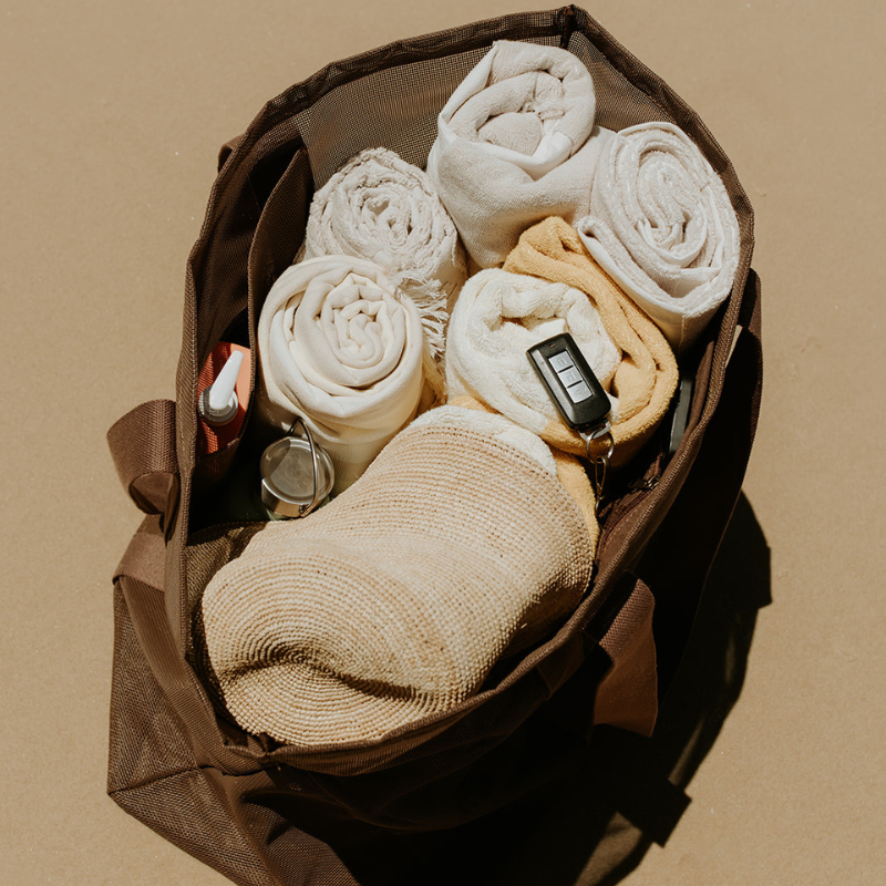 Beach Hauler™ Mesh Beach Bag - Espresso
