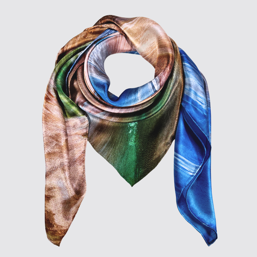 Eighty Mile Beach 100% Silk Scarf