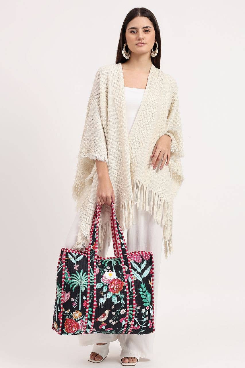 Cotton Tote Bag - Black
