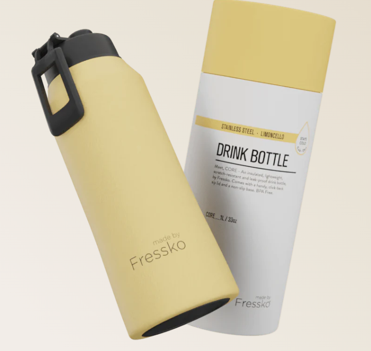 Drink Bottle 1L (Stainless Steel) - Limoncello