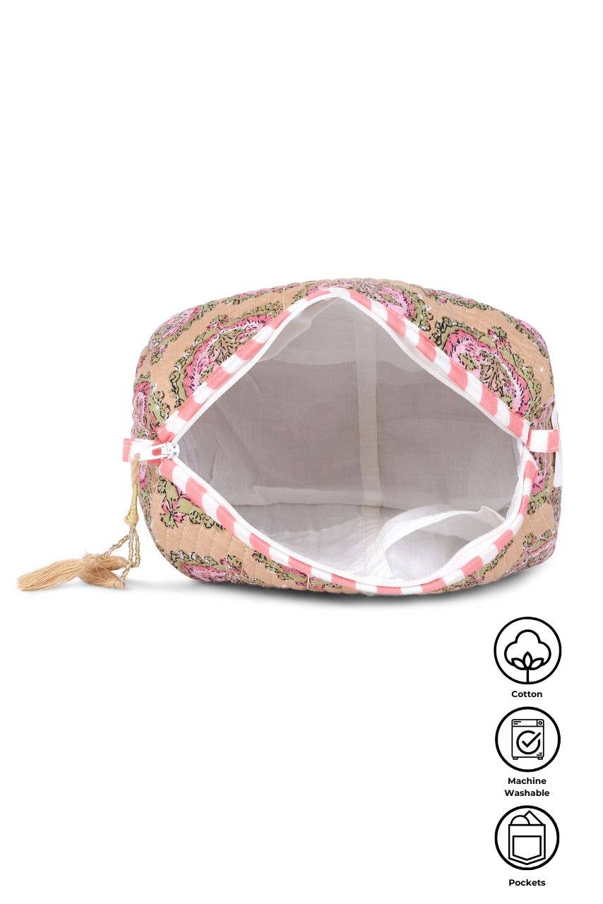 Makeup And Toiletry Bag - Pink