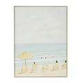 Portsea White Frame Oil Painting 60x80cm