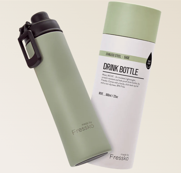 Drink Bottle 660Ml (Stainless Steel) - Sage