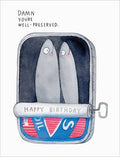 Foil Card-Sardines Birthday