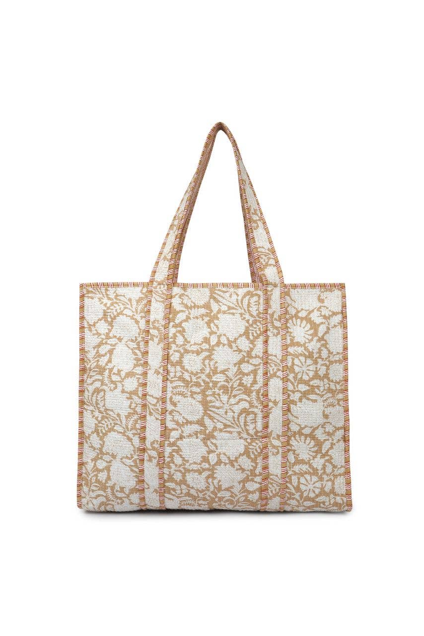 Cotton Tote Bag - Beige