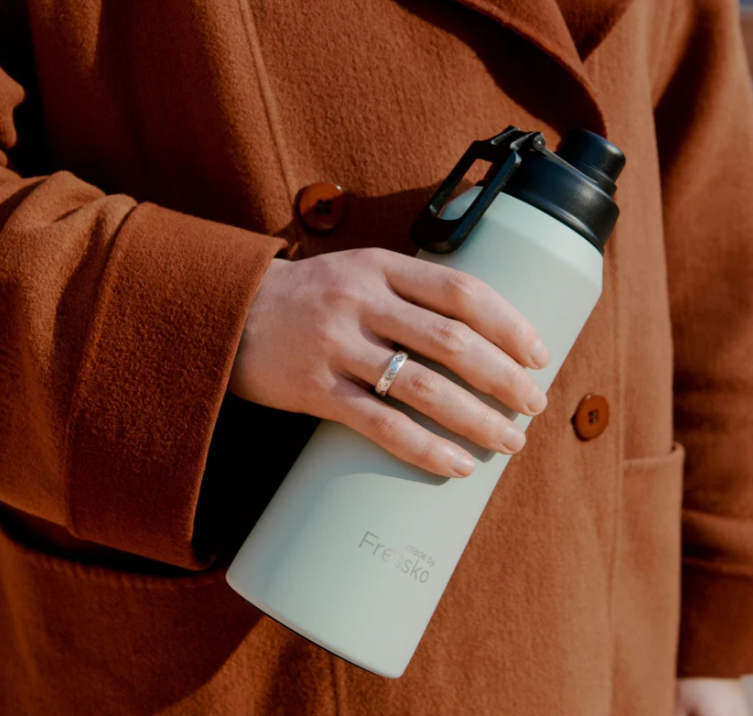 Drink Bottle 1L (Stainless Steel) - Sage