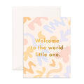Welcome Little One Fresco Greeting Card