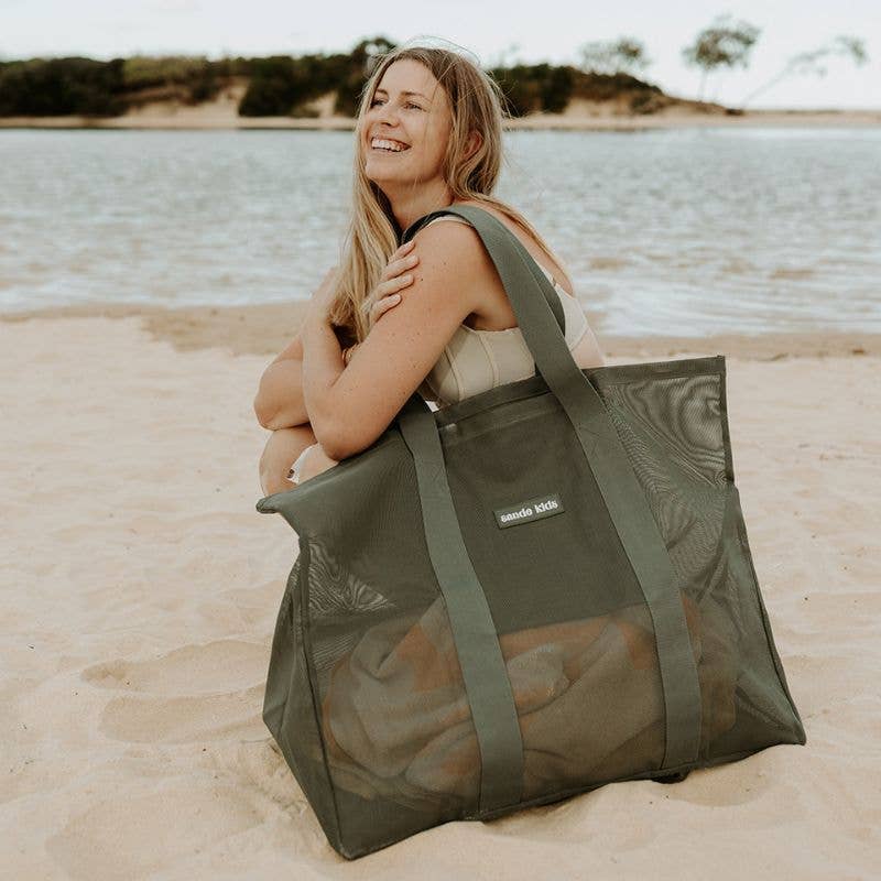 Beach Hauler™ Mesh Beach Bag - Pandanus