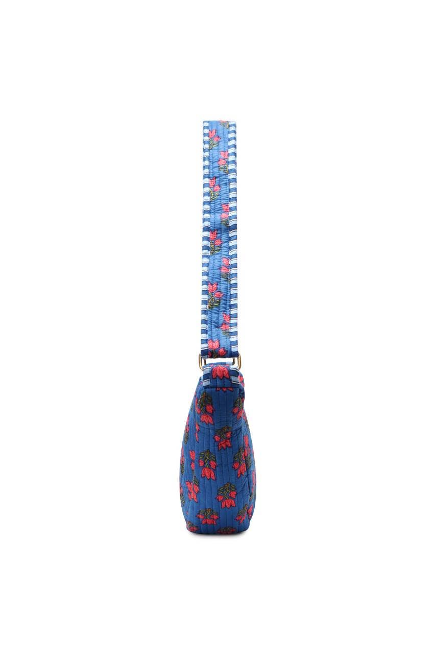 Cotton Sling Bag - Blue