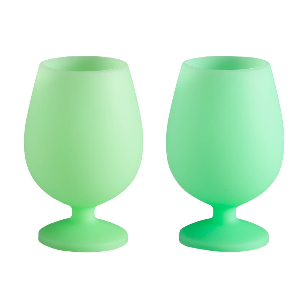 Gerbera + Leaf | Stemm | Silicone Unbreakable Wine Glasses