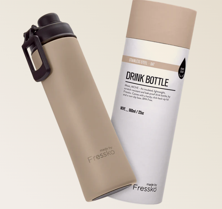Drink Bottle 660Ml (Stainless Steel) - Oat