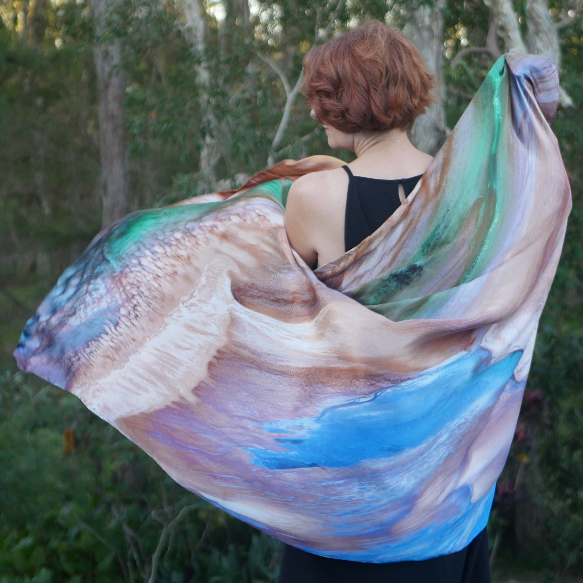 Eighty Mile Beach 100% Silk Scarf