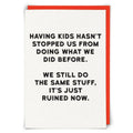 Ruined Greeting Card