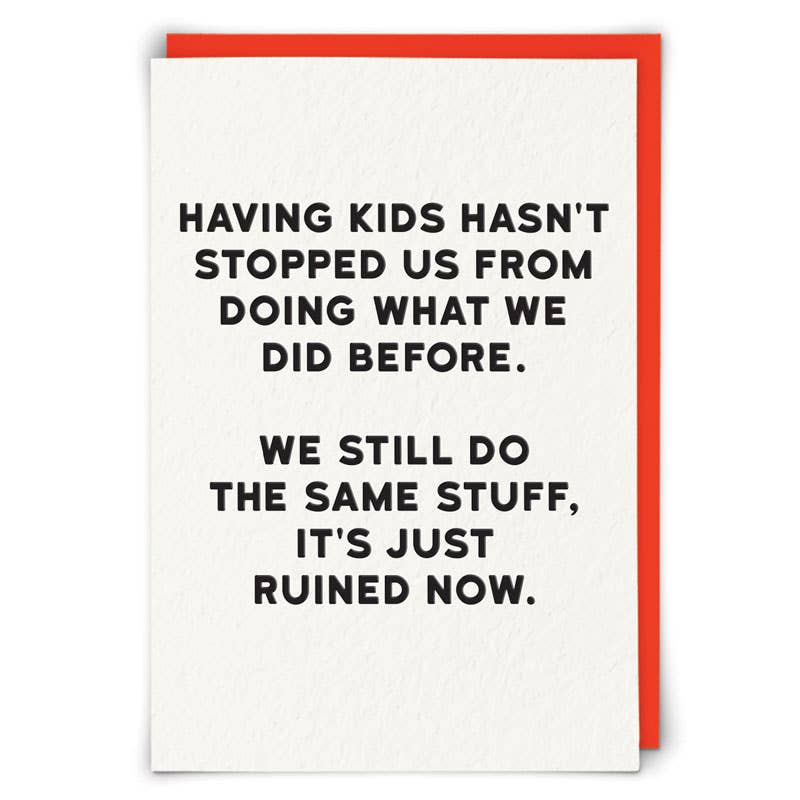 Ruined Greeting Card