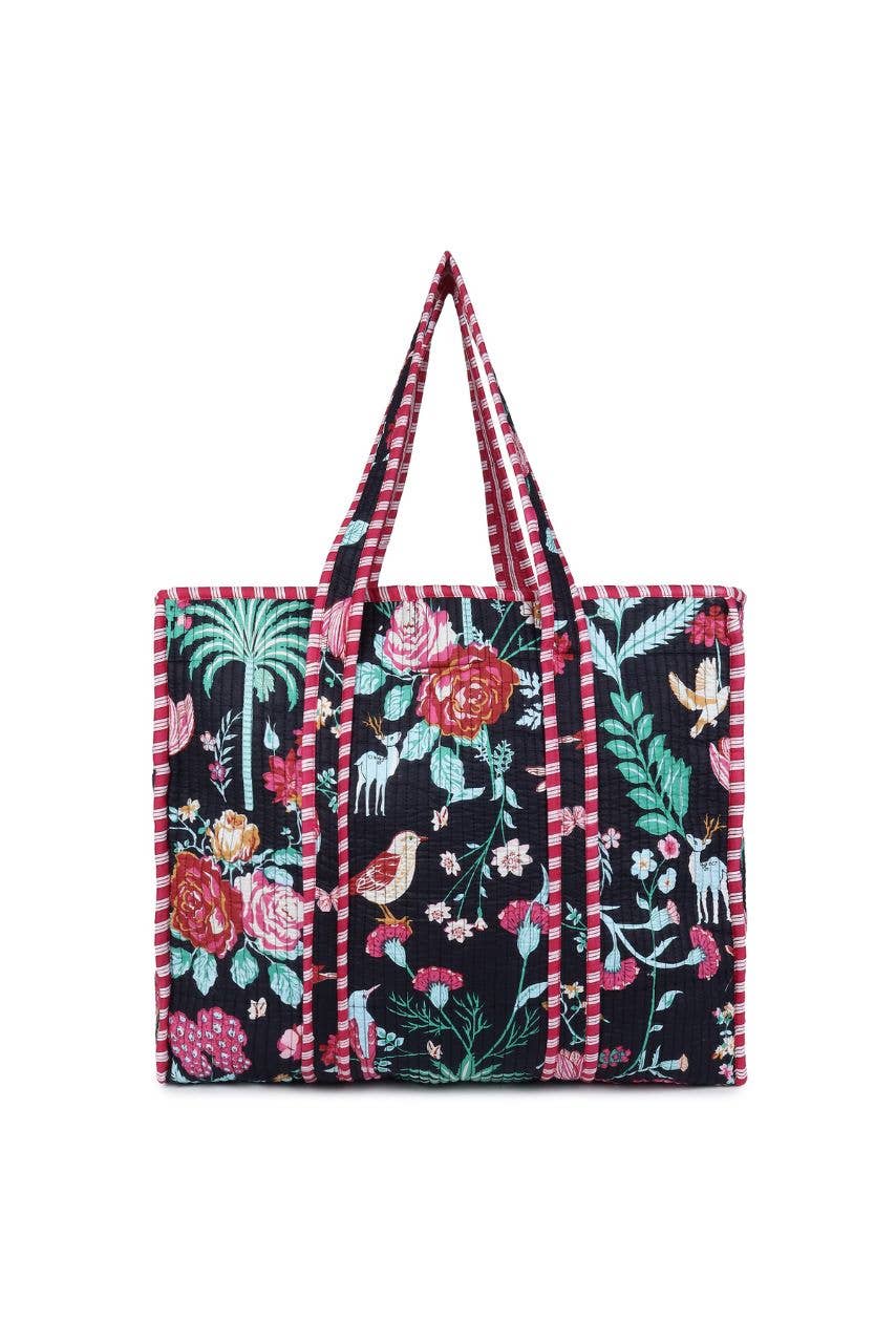 Cotton Tote Bag - Black