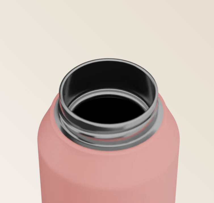 Drink Bottle 1L (Stainless Steel) - Peachy