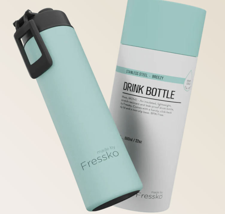 Drink Bottle 660Ml (Stainless Steel) - Breezy