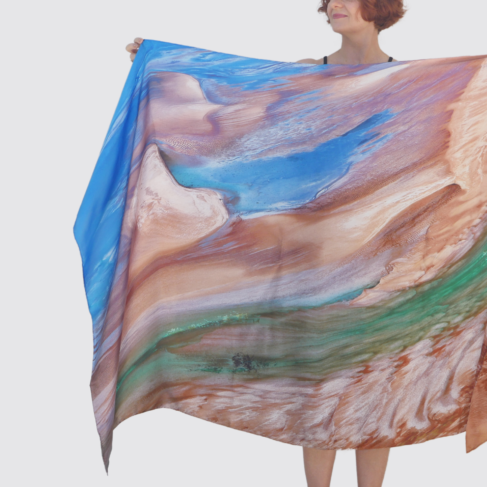 Eighty Mile Beach 100% Silk Scarf