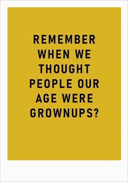Card-Remember Grown Ups