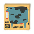 Moochas Grassias  Greeting Card