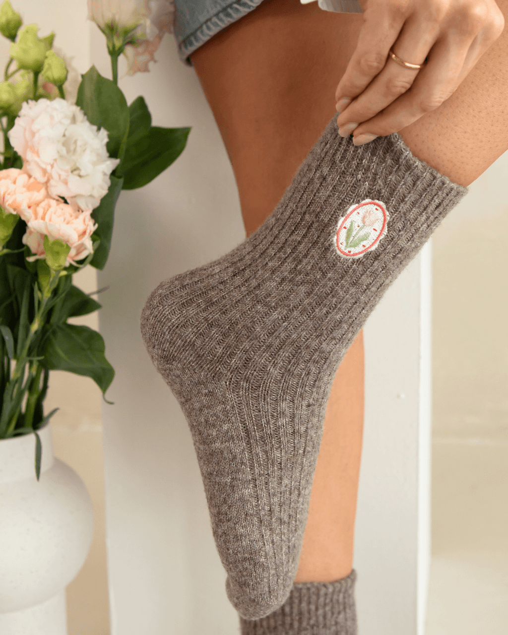 The Comfiest Socks - Mothers Day - Flower