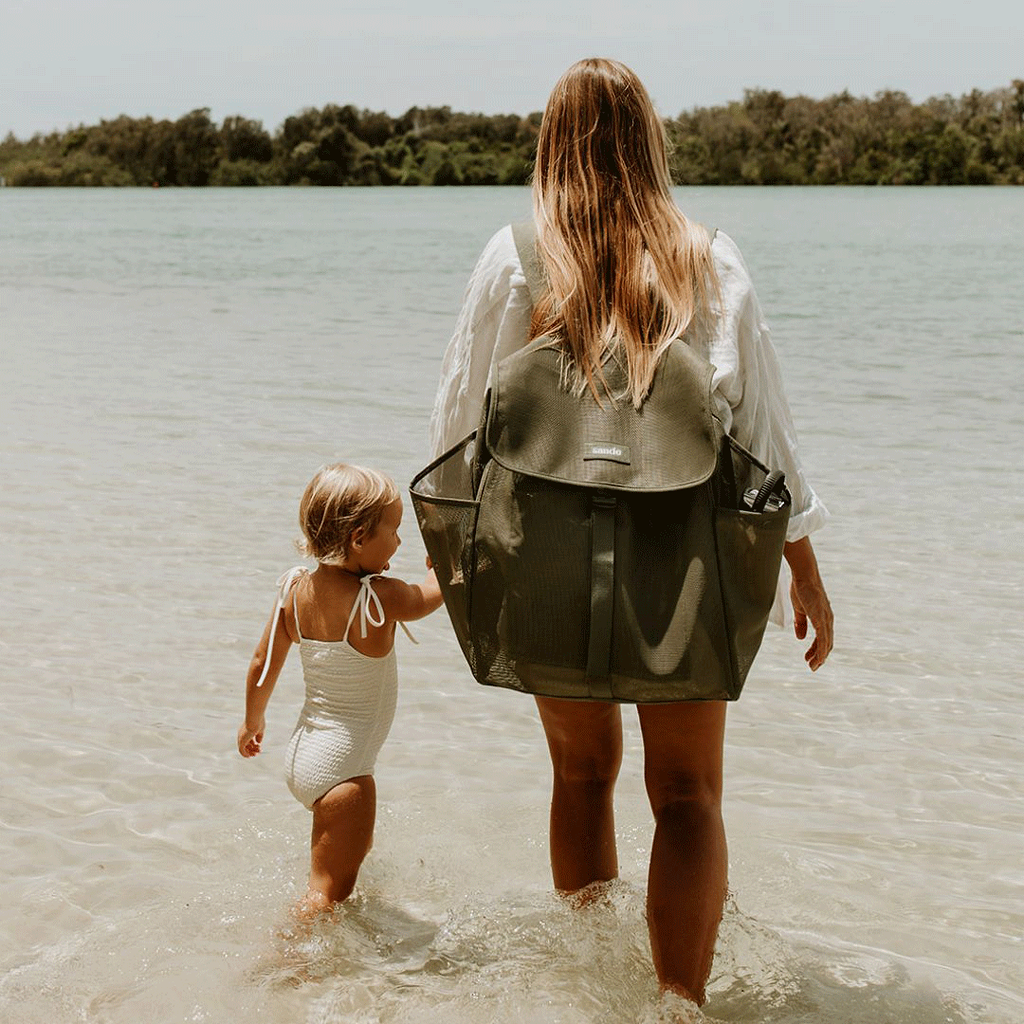 Beach Hauler™ Mesh Backpack - Pandanus