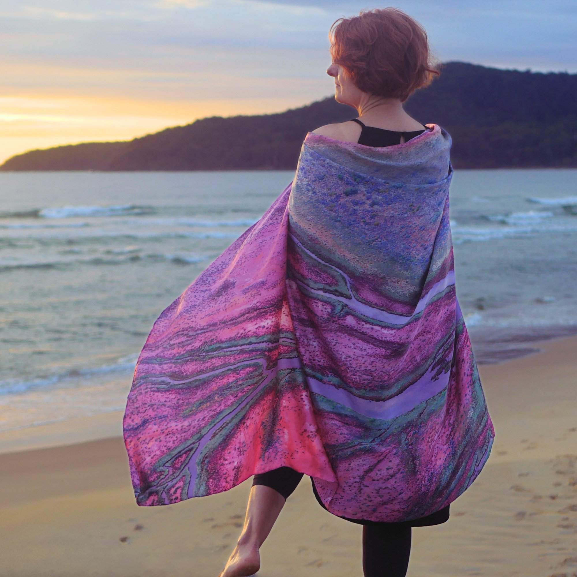 Port Hedland 100% Silk Scarf